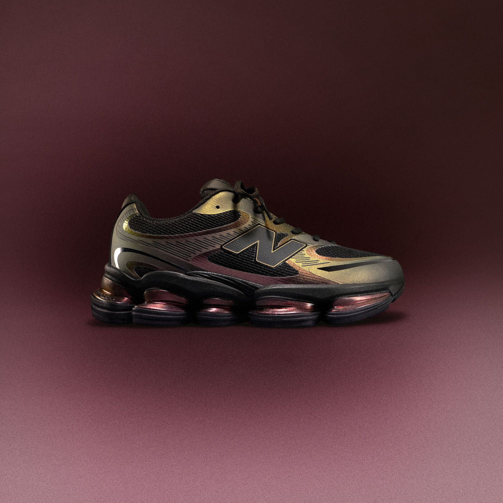 A woman standing against a barn backdrop. 